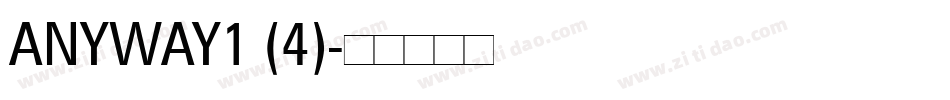 ANYWAY1 (4)字体转换